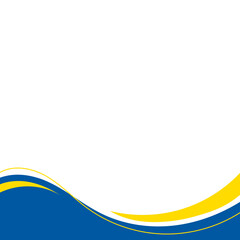 Business Footer with Line Decoration