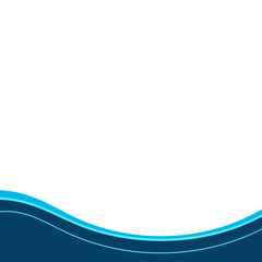 Business Footer with Line Decoration