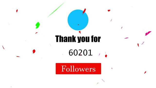 Thank you for 120000 followers celebrate this milestone with a vibrant social media animation featuring incoming follower count, notification icons, and seamless alpha-channel effects for creators.