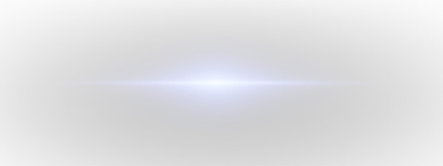 Blue horizontal beam shines with crisp clarity and subtle lens flare. The glowing stripe forms a strong digital light accent. Great for UI and tech overlays PNG