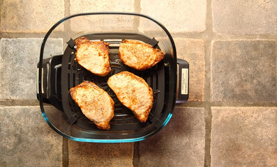 air fried boneless pork chops
