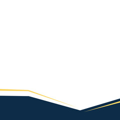 Business Footer with Line Decoration