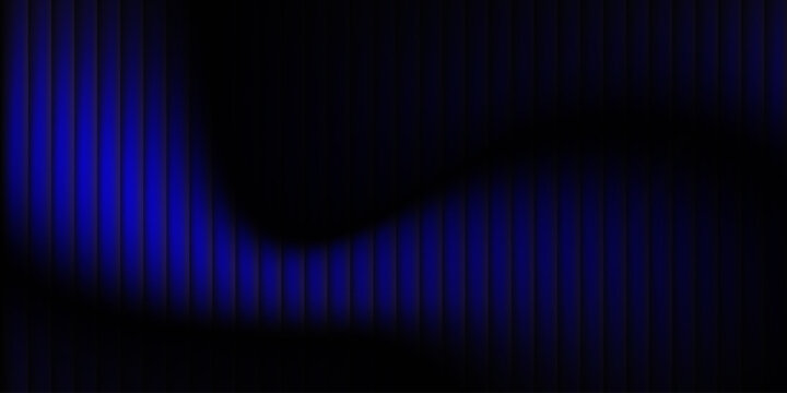 abstract black and electric blue vertical lines with diagonal wave background