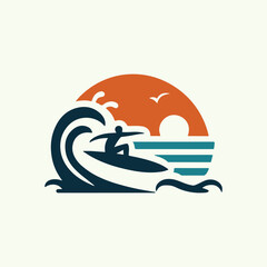 Surfing Logo