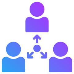 Reposition icon for management crisis, website, application, printing, document, poster design, etc