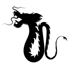 Lunar Dragon Silhouette