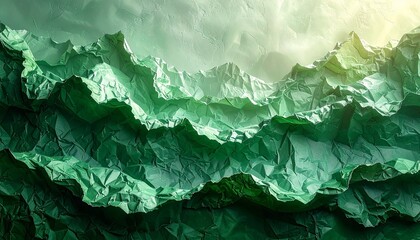 Obraz premium colored crumpled paper background,Crumpled Paper Poster Photo Effect Mockup