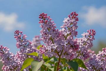 purple lilac flowers