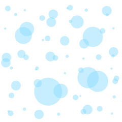 vector illustration of water bubbles