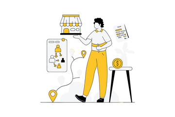 Design business growth strategy franchise expansion market analysis and financial planning for success model verctor art illustration png