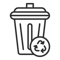 Waste Icon Single Vector Collection 
