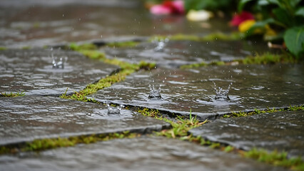 “Atmospheric Rainfall Scenes and Moody Nature Details for Microstock Photography”