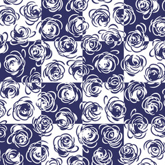 Abstract floral pattern perfect for textile design,