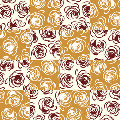 Abstract floral pattern perfect for textile design,