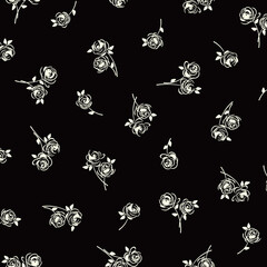 Abstract floral pattern perfect for textile design,