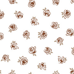 Abstract floral pattern perfect for textile design,