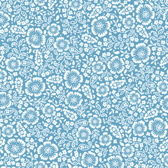 Beautiful seamless chintz pattern perfect for textiles,
