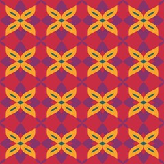 flower, pattern, seamless, floral, wallpaper, vector, illustration, texture, spring