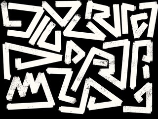 Modern abstract black and white background. For graphic design, textiles, wallpapers, digital art, and contemporary branding projects