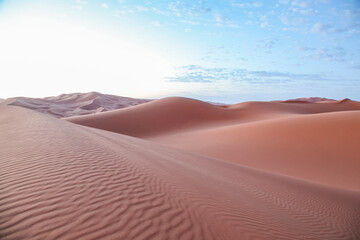 Camels Caravan and People in the Sahara Desert Photo, Merzouga Morocco
