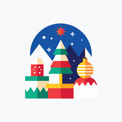 Creative New Year Celebration Artwork