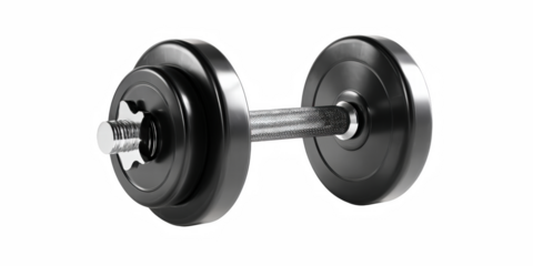 Pair of gym dumbbells isolated on transparent background isolated, three-dimensional, dumbbell, white, gym, weight, barbell