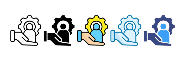 Corporate Governance Icon Set Multiple Style Collection