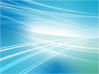 Abstract Light Blue and Aqua Gradient Background with Flowing Lines