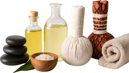 spa still life with spa accessories