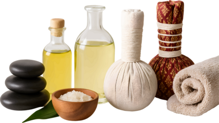 spa still life with spa accessories