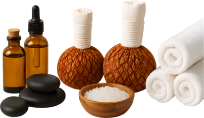 spa still life with spa accessories