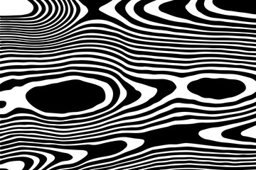 Contemporary art illustration. Abstract monochrome design for a dynamic, modern project. Eps 10
