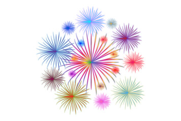 vector illustration of a fireworks