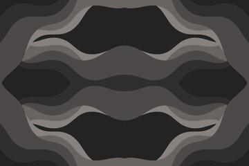 Abstract illustration with dark waves. Waves wallpaper.