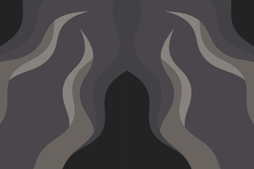 Abstract illustration with dark waves. Waves wallpaper.