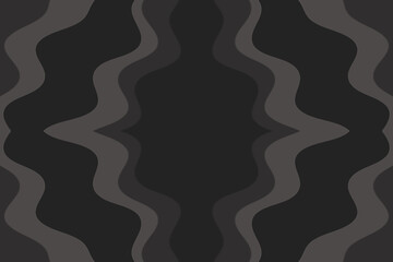Abstract illustration with dark waves. Waves wallpaper.