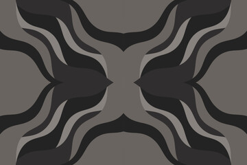Abstract illustration with dark waves. Waves wallpaper.