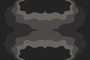 Abstract illustration with dark waves. Waves wallpaper.