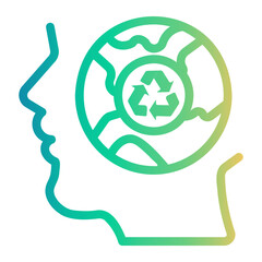 people Line Gradient Icon