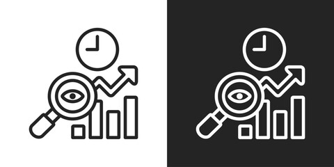 Responsibility Icon In Black And White Line Style