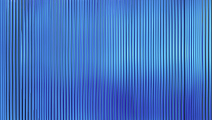 Blue Crystal Panel Texture Background with Vertical Stripes for Modern Industrial Design