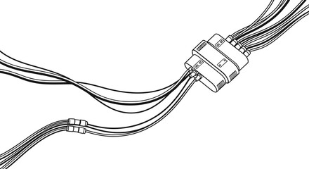 Gave me a title about this llustration 'must be 20-24 words' for adobe stock vector content SEO maintain with comma