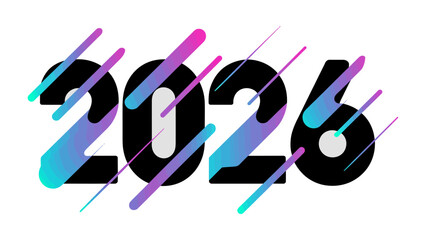 2026: A visual representation of the year 2026, rendered in a modern, stylish manner.