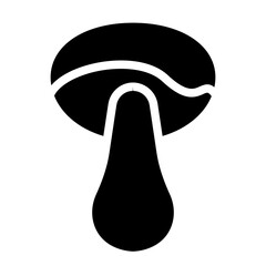 Mushrooms icons . Mushroom stem and cap, thin line design. The body of the fungus, linear symbols collection.. isolated vector illustration.