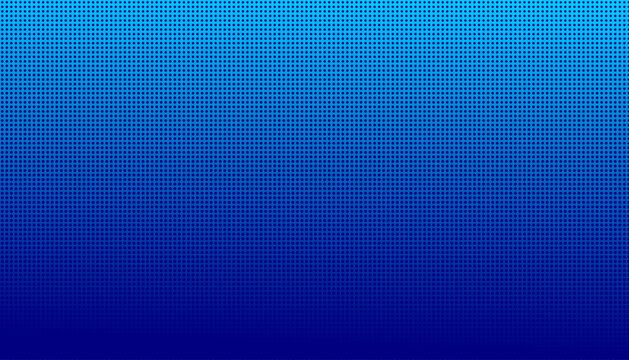 Blue halftone gradient background with small dot pattern, modern abstract design for banner, poster, presentation, technology theme, clean and minimal style.