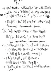 Higher-order logic. Normal form. Predicates. Conjunctive normal form. Disjunctive normal form.