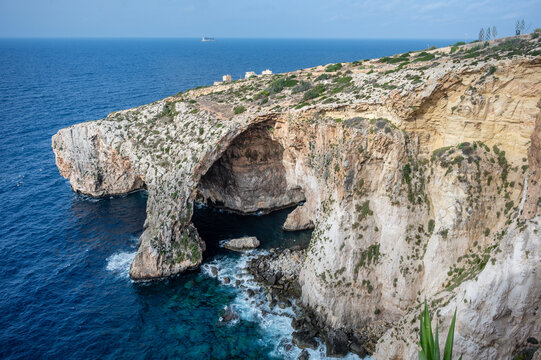 The Blue Grotto is a popular destination for tourists to Malta