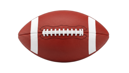 American Football Isolated on White Background