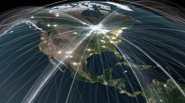 US Enveloped by an Interconnected Satellite

