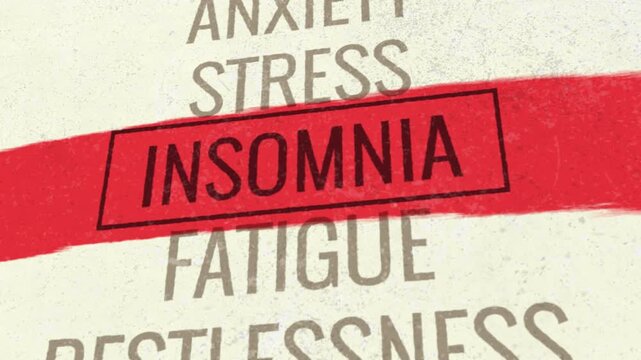 Insomnia 3D Scrolling Title Animation